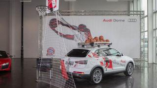 Audi diseña tablero de baloncesto portátil  
