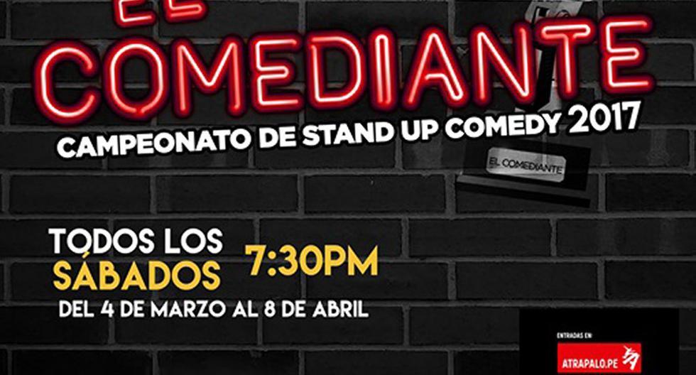 El Comediante – Campeonato de Stand Up Comedy regresa con su tercera edición. (Foto: Facebook)