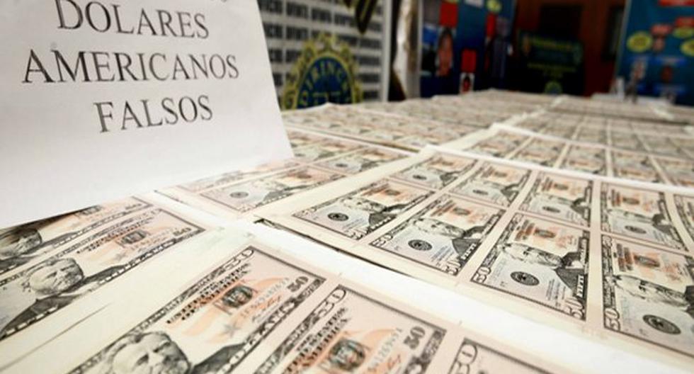 Este dinero falsificado está dirigido principalmente a Estados Unidos. (Foto: Andina)