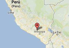 Sismo de 4,5 grados se registró en Arequipa