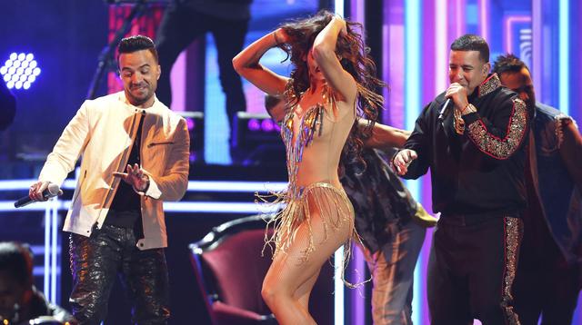 Así fue el reencuentro de Luis Fonsi y Daddy Yankee en los Grammy 2018