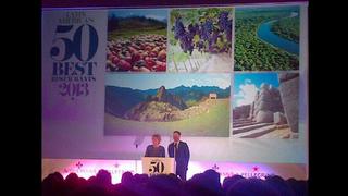 FOTOS: la alegría de Gastón Acurio y Virgilio Martínez en la premiación de los mejores restaurantes del mundo