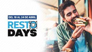 ¿Con ganas de un antojo? Aprovecha los últimos días de Resto Days con descuentos de hasta 40%