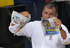 Correa se despide en TV: "El más grande adversario ha sido la prensa corrupta"