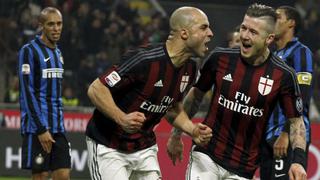 Milan venció 3-0 al Inter en derby de la Serie A (VIDEO)