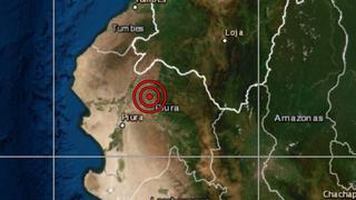 Piura: sismo de magnitud 4,1 se reportó en Chulucanas, señala IGP 