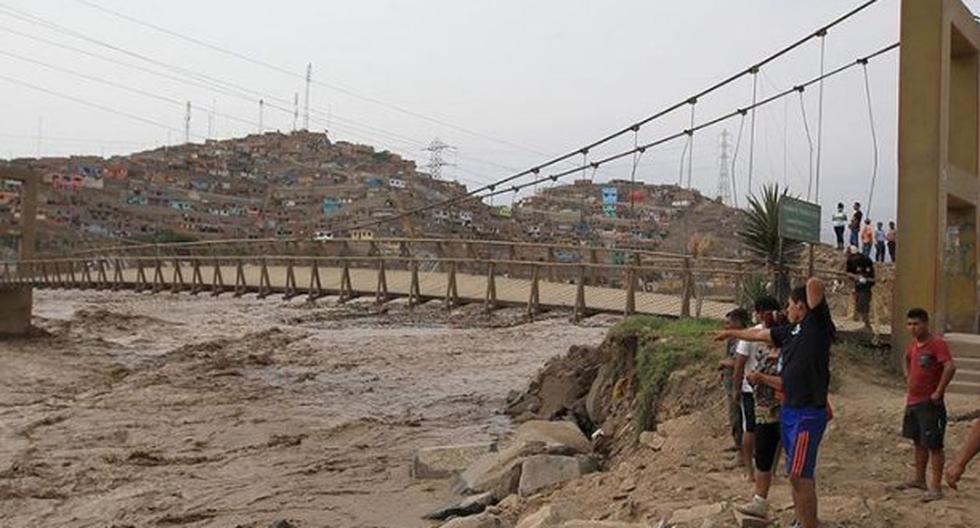 Lluvias afectan el cauce de los ríos en Perú. (Foto: Andina)