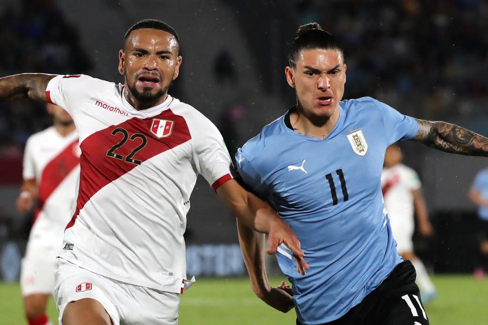 Perú vs Uruguay en el Centenario por las Eliminatorias Qatar 2022. (Foto: AFP)