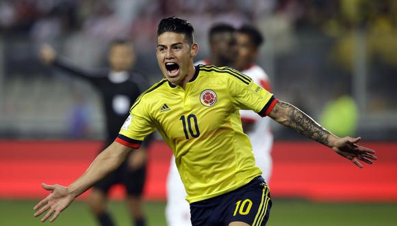 James le ha marcado dos goles a Perú por Eliminatorias. (Foto: AP)