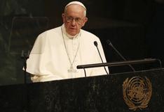 Papa Francisco en la ONU: ''Cualquier daño al ambiente es un daño a la humanidad''