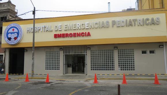 La niña se encuentra internada en hospital de Emergencias Pediátricas, ubicado en la Av. Grau. (Foto: GEC)