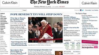 FOTOS: renuncia de Benedicto XVI causó estupor y sorpresa en la prensa a nivel mundial