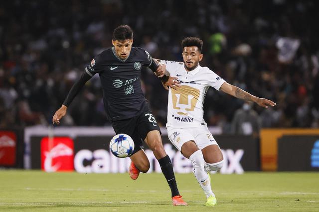 América vs. Pumas por la Liga MX. (Foto: EFE)