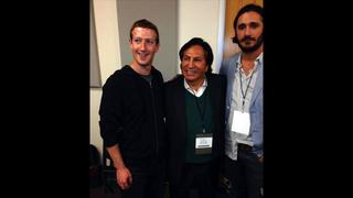 Alejandro Toledo se reunió con Mark Zuckerberg en Silicon Valley