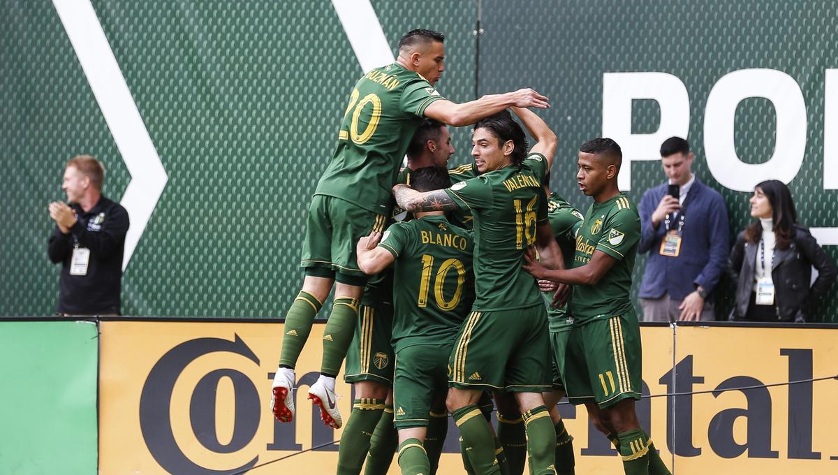 Portland Timbers vs. Sporting Kansas City juegan la ida de la final de la Conferencia del Oeste de la MLS. | Foto: AP