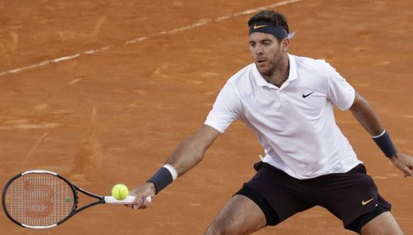 Del Potro vs. Ruud: por los octavos de final del Masters 1000 de Roma. (Foto: AP)