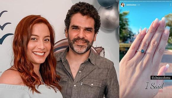 Natalia Salas se comprometió con Sergio Coloma. (Foto: Composición/Instagram)