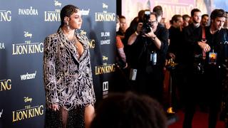 "El rey león": Beyoncé y Donald Glover se lucieron en la premiere de la película