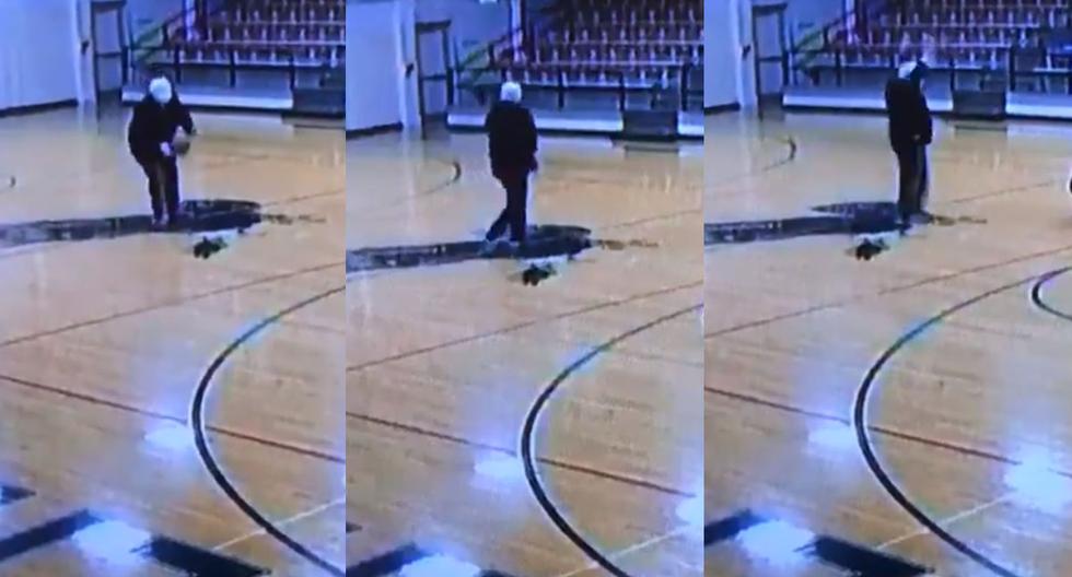 Viral video |  Security Camera Captured the Amazing Hidden Talent of a High School Concierge |  United States |  USA |  Ohio |  Facebook |  FB |  Twitter |  Joe Orians |  viral |  nnda nnrt |  VIRAL
