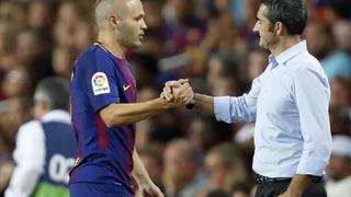 Iniesta criticó “las formas” como Barcelona trata a Ernesto Valverde en medio de su posible destitución
