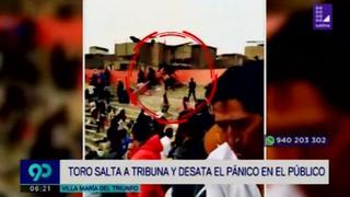 Villa María del Triunfo: mujer queda herida durante corrida de toros | VIDEO 