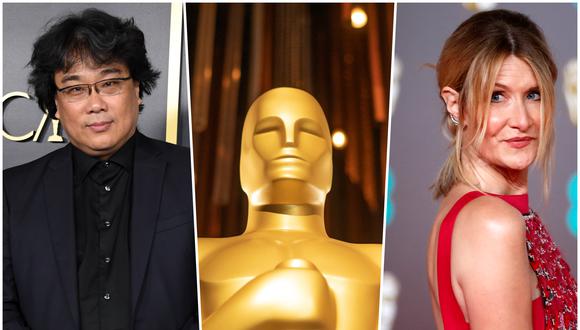 ¿Ya sabe a quién apostarle en los Oscars 2020? Bong Joon Ho ("Parasite") y Laura Dern ("MArriage Story") están entre los favoritos. (Foto: AFP)