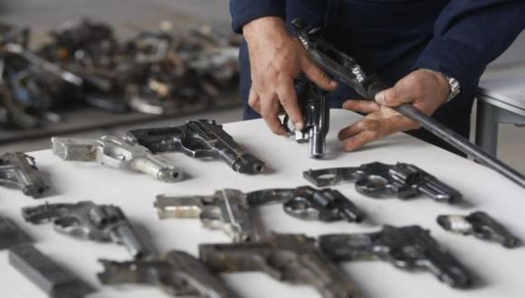 Más de dos mil armas han sido incautadas este año a empresas