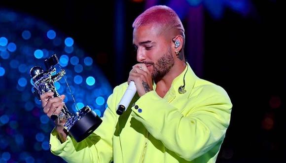 Maluma fue uno de los ganadores de los MTV VMA 2020. (Foto: @maluma)