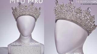 Así es la corona que recibirá la Miss Perú 2023