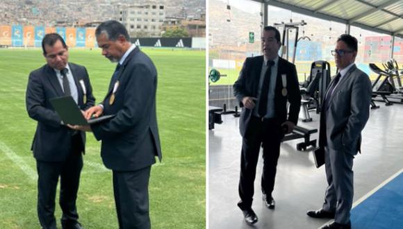 Representantes del Ministerio Público realizaron diligencias en las instalaciones del club Sporting Cristal, en el distrito del Rímac | Foto: @FiscaliaPeru