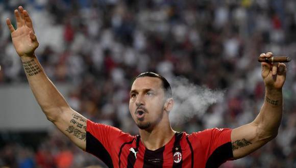 Ibrahimovic jugó 23 partidos y anotó 8 goles en la Serie A 2021-22. (Foto: AFP)