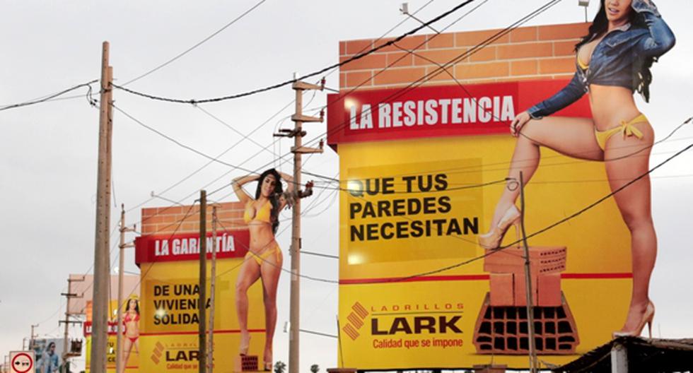 Ladrillos Lark cambió sus mensajes calificados como sexistas por estos. ¿Qué opinas? (Foto: mercadonegro.pe)