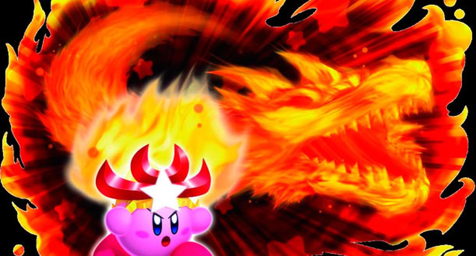 Kirby en llamas: Descripción gráfica. (Foto: Difusión)