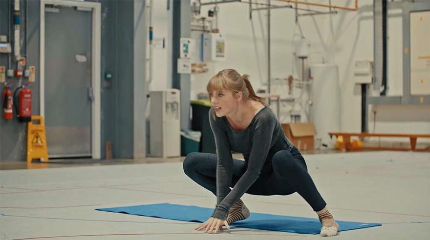 Taylor Swift en los ensayos de "Cats". (Foto: Captura)