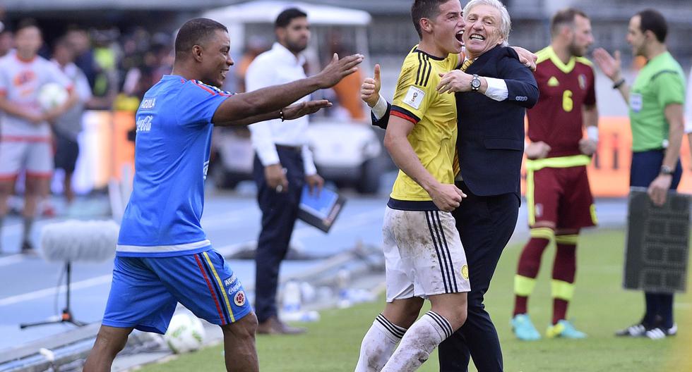 Colombia no tuvo inconvenientes para vencer a Venezuela por las Eliminatorias. (Foto: Getty Images)