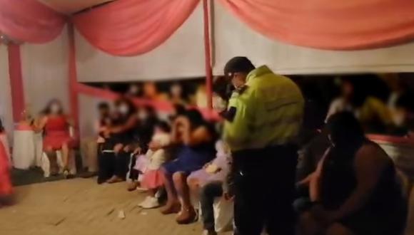 Piura: Quinceañero se festejaba hasta con toldo incluido y autoridades intervienen fiesta (Foto: Municipalidad de Talara)