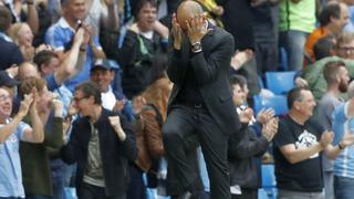 Pep Guardiola y su furiosa reacción por gol al Manchester City