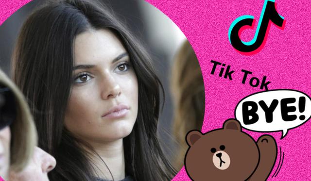 Kendall Jenner tuvo poco tiempo en TikTok. (Composición Mag)