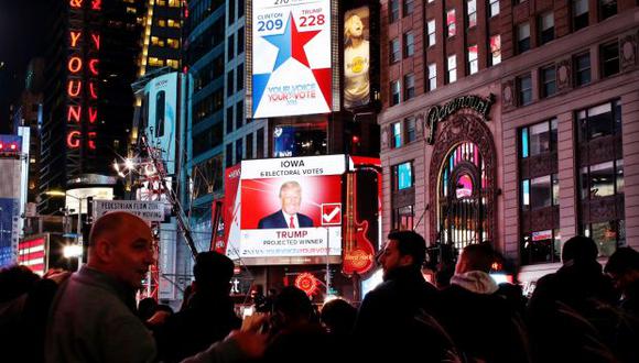 Times Square en 2016. (Foto: AFP)
