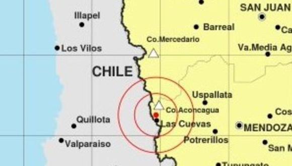 Sismo de magnitud 5,8 sacude la provincia argentina de Mendoza.