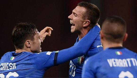 Italia derrotó 1-0 a Polonia en condición de visitante por la fecha 4 del grupo A de la UEFA Nations League. El duelo se desarrolló en el Stadion Slaski (Foto: agencias)