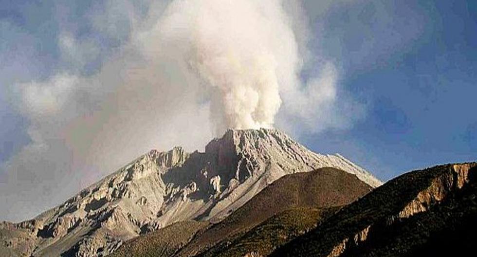 Nueva explosión del Volcán Ubinas. (Foto: Perú 21)