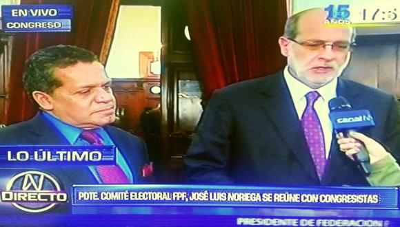 Abogado Noriega fue al Congreso a quejarse con Daniel Abugattás