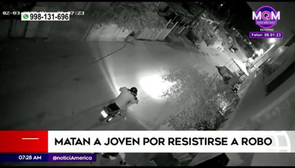 Asesinan a joven por resistirse a robo en Puente Piedra. (Foto: América Noticias)