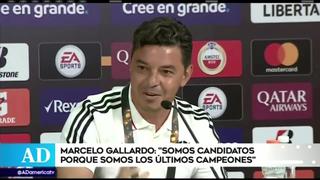 Marcelo Gallardo: “Nosotros somos candidatos”