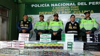 Incautan cigarrillos de contrabando valorizados en 7 millones de soles