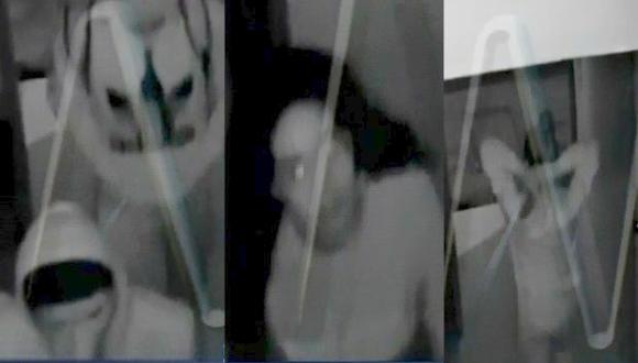 Nuevas imágenes revelan que dos hombres y dos mujeres aparecen en el hostal Señor de Sipán donde se habría realizado el descuartizamiento de víctimas. (Foto: Captura Canal N)