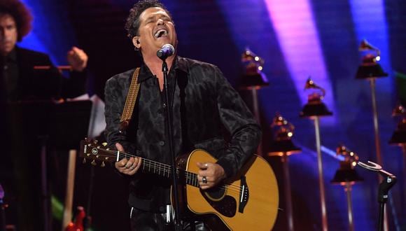 Colombian singer-songwriter Carlos Vives performs onstage during the pre-telecast show of the 65th Annual Grammy Awards at the Crypto.com Arena in Los Angeles on February 5, 2023. (Photo by VALERIE MACON / AFP)