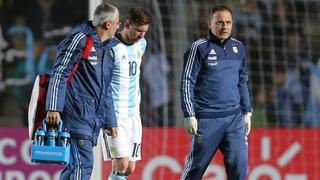 Lionel Messi mejora pero sigue con dolor y reposo en Argentina