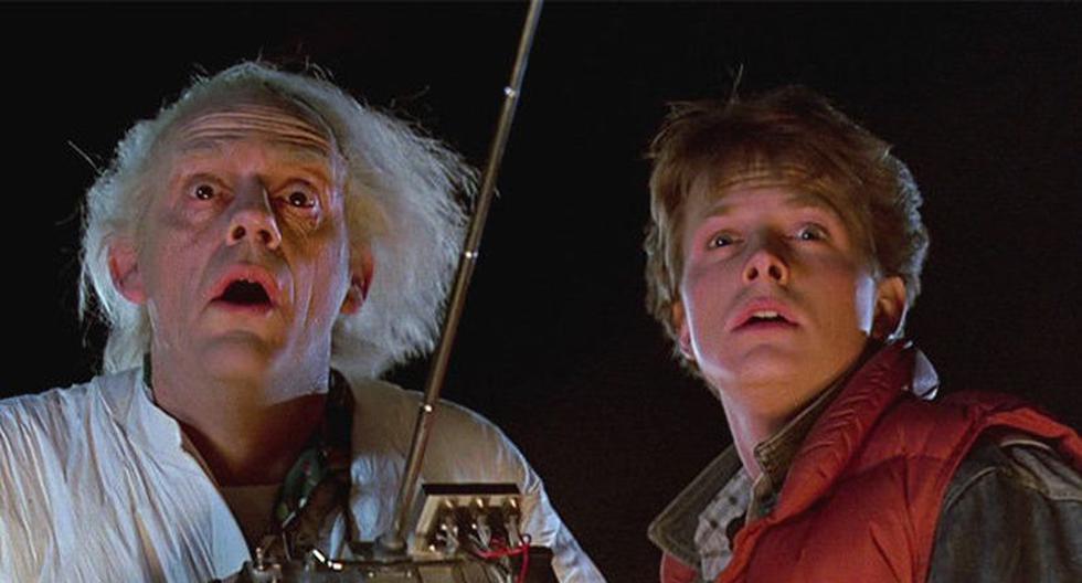 Christopher Lloyd es el 'Doc' Brown y Michael J. Fox es Marty McFly en 'Back to the Future' (Foto: Universal)